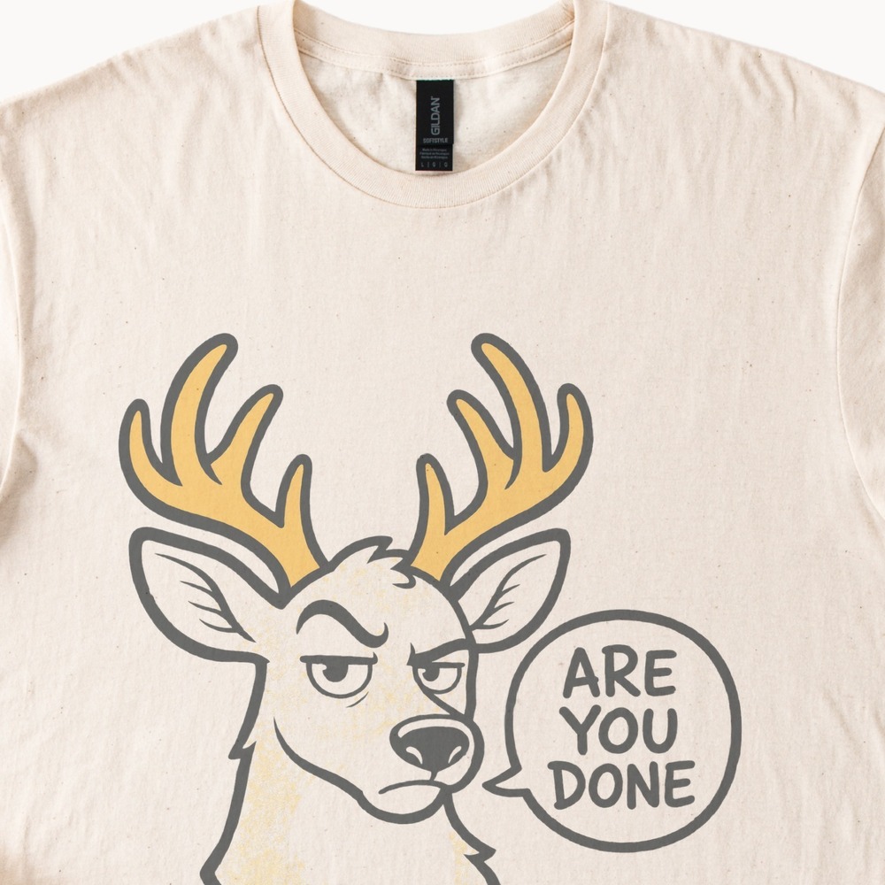 Sassy Deer Graphic Tee for Nature Lovers